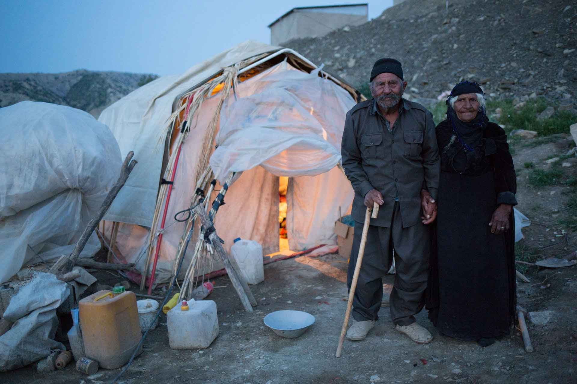 روستای قولهرش والی پس از زلزله